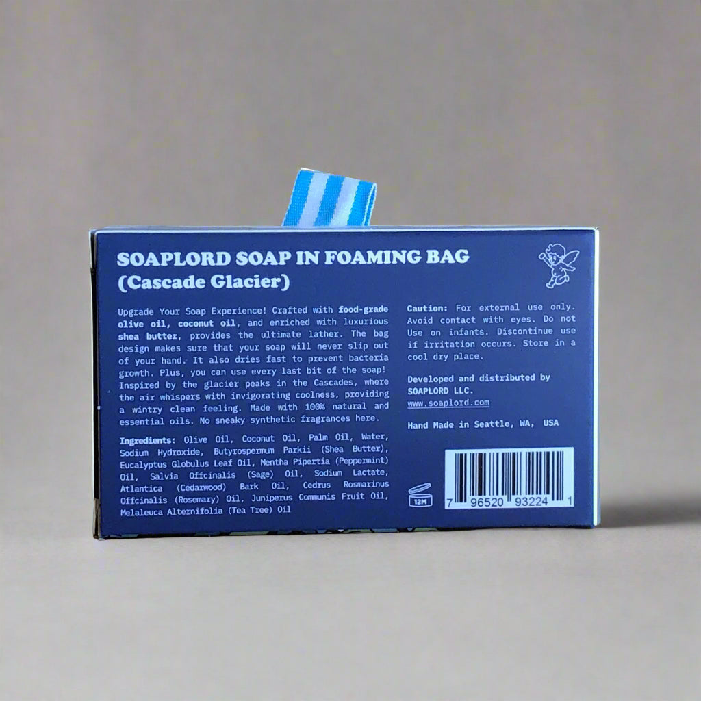 Cascade Glacier Soap in Foaming Bag