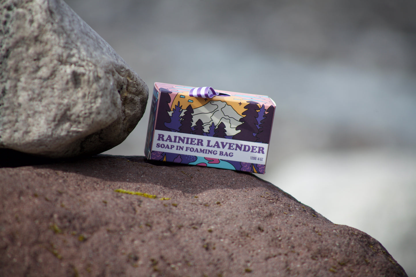 Rainier Lavender Soap in Foaming Bag