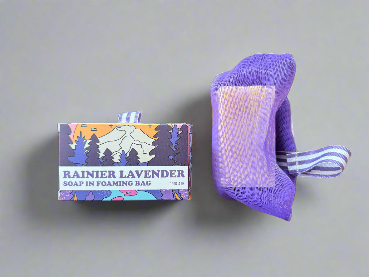 Rainier Lavender Soap in Foaming Bag