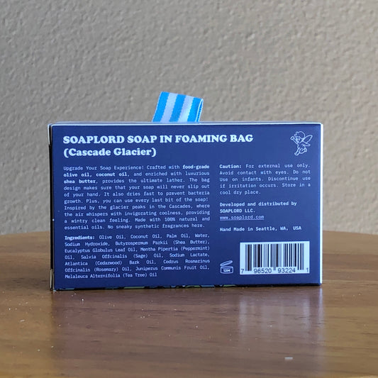 Cascade Glacier Soap in Foaming Bag