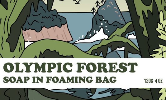 Olympic Forest Soap in Foaming Bag