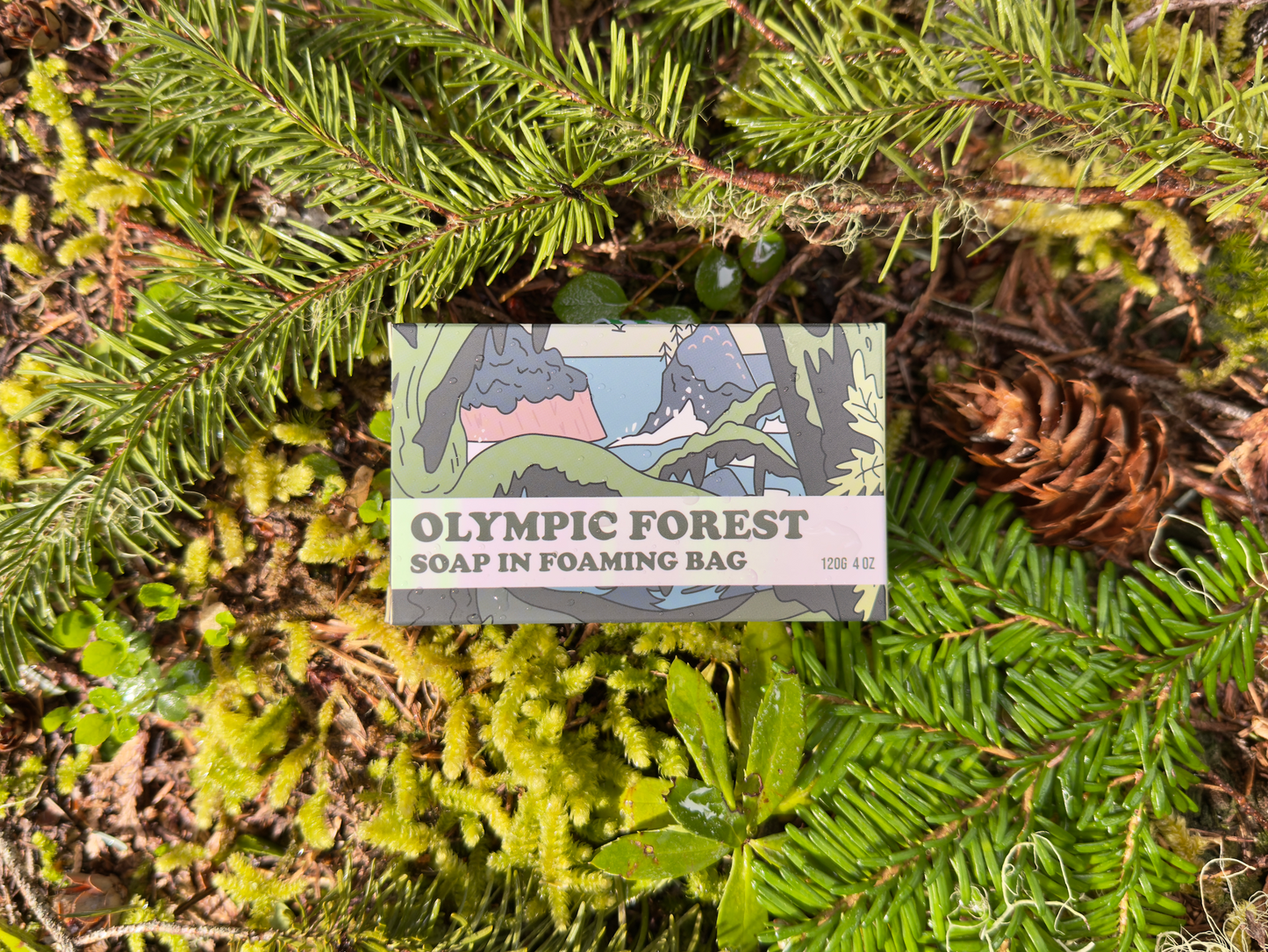 Olympic Forest Soap in Foaming Bag